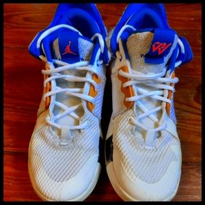 Jordan Why Not Zer0.2 White Basketball Shoes Size 6Y